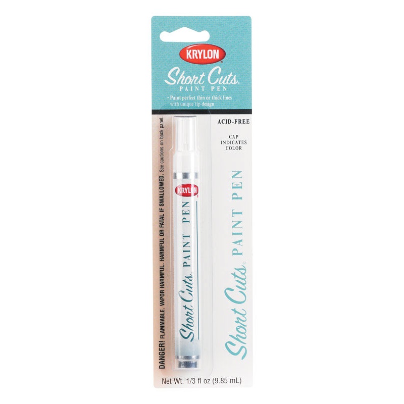 Krylon Gloss Short Cuts Paint Pen Gloss White 1/3 oz.