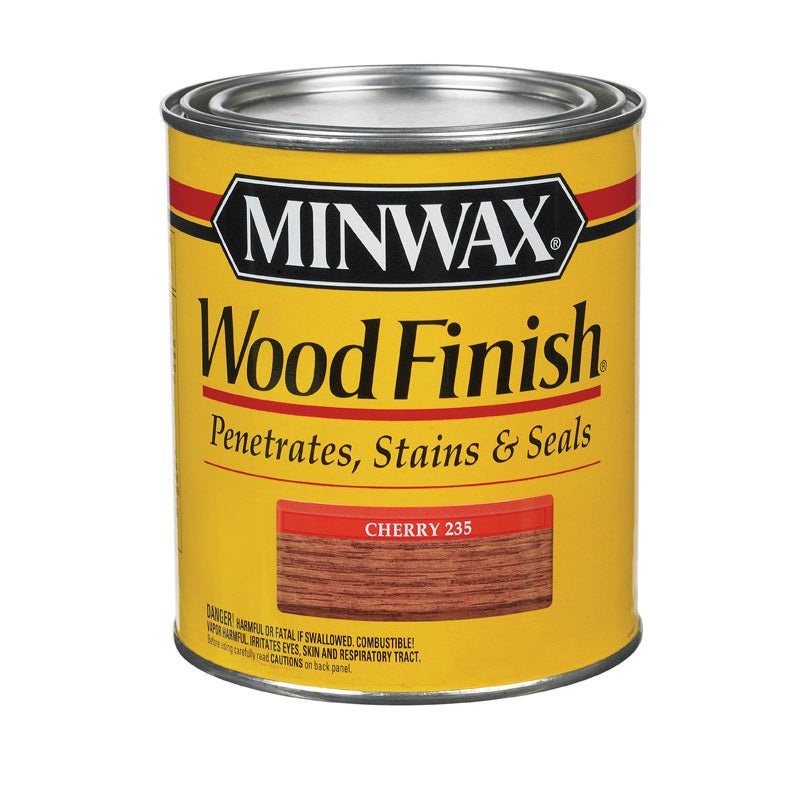 Minwax Wood Finish Transparent Oil-Based Wood Stain Cherry 1 qt.