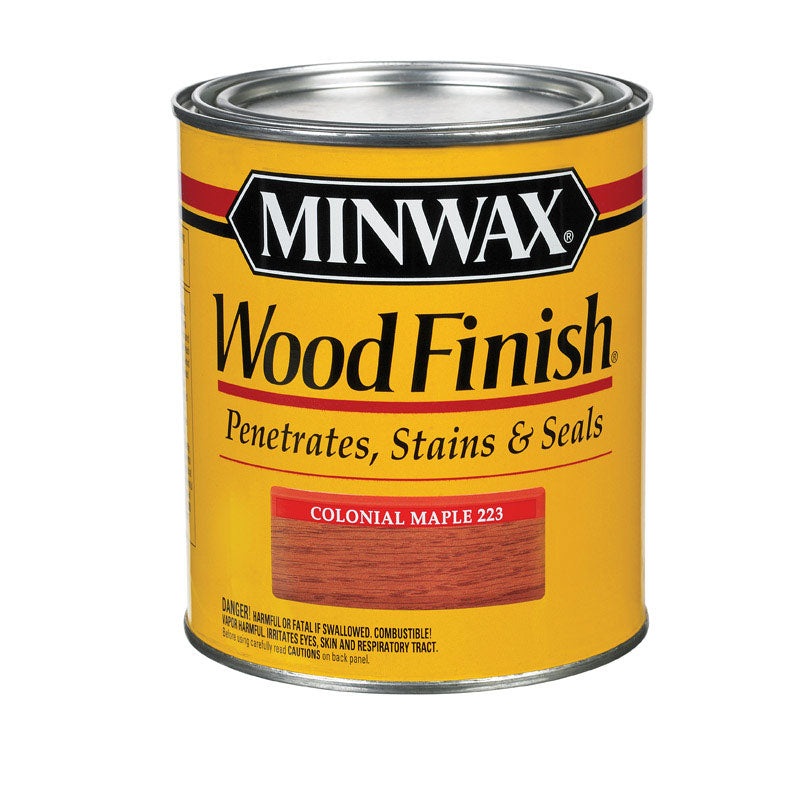 Minwax Wood Finish Transparent Oil-Based Wood Stain Colonial Maple 1 qt.