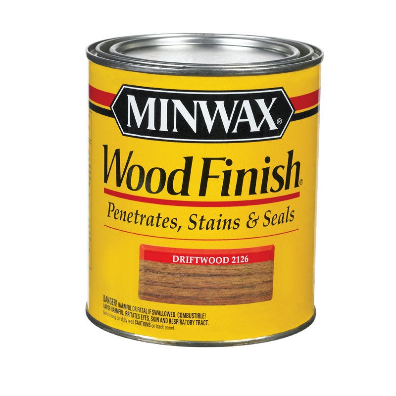 Minwax Wood Finish Transparent Oil-Based Wood Stain Driftwood 1 qt.