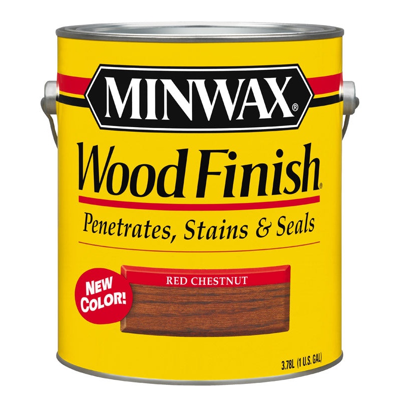 Minwax Wood Finish Transparent Oil-Based Wood Stain Red Chestnut 1 gal.