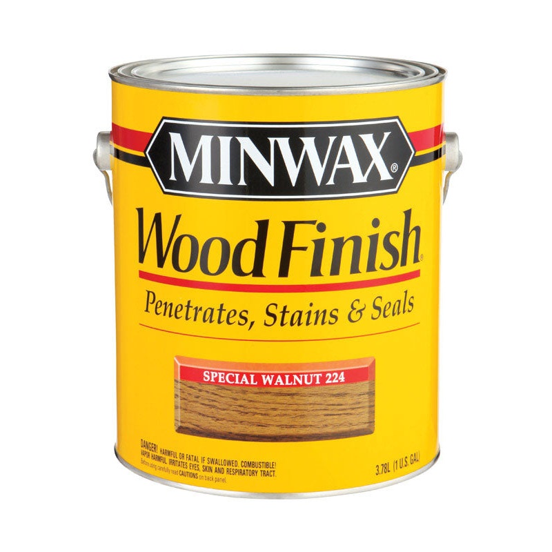 Minwax Wood Finish Transparent Oil-Based Wood Stain Special Walnut 1 gal.