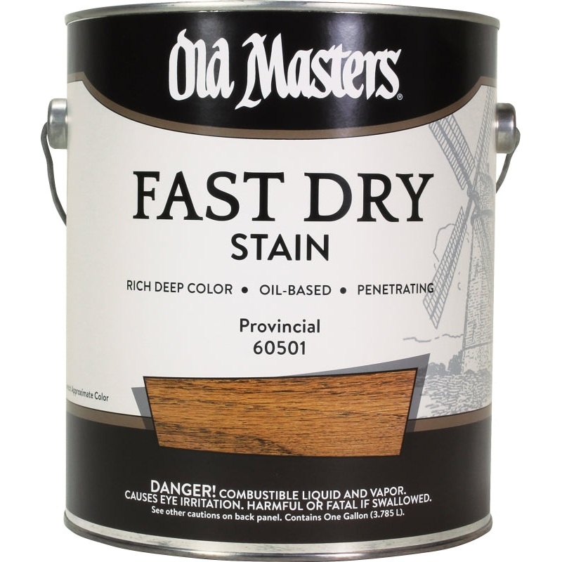 Old Masters 60501 Fast Dry Stain, Provincial, Liquid, 1 gal, Pack of 2