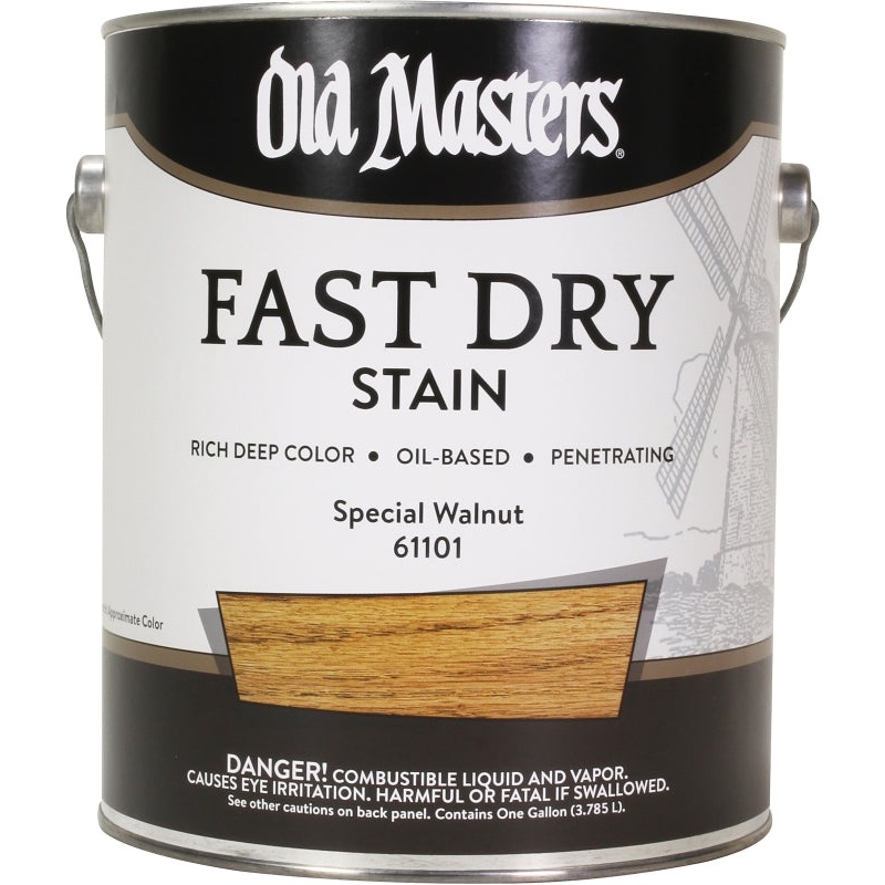 Old Masters 61101 Fast Dry Stain, Special Walnut, Liquid, 1 gal, Pack of 2