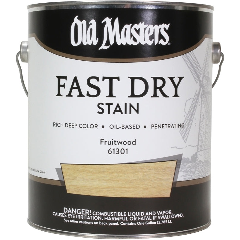 Old Masters 61301 Fast Dry Stain, Fruitwood, Liquid, 1 gal, Pack of 2