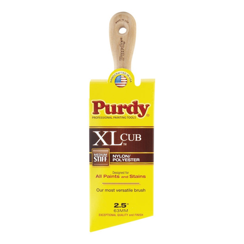 Purdy XL Club 2-1/2 in. W Angle Nylon Polyester Trim Paint Brush