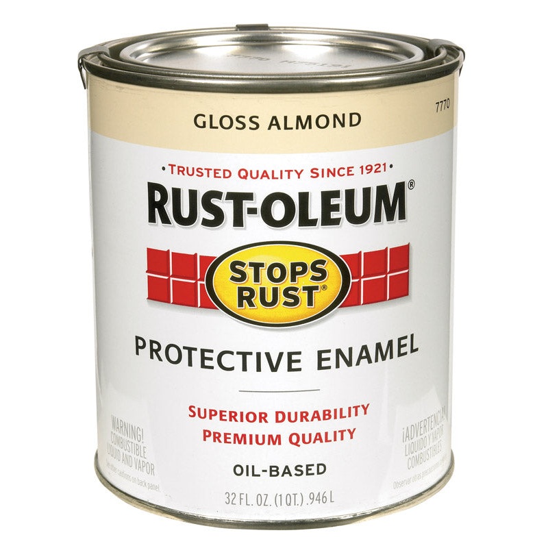 Rust-Oleum Oil Based Protective Enamel Almond Gloss 1 qt.