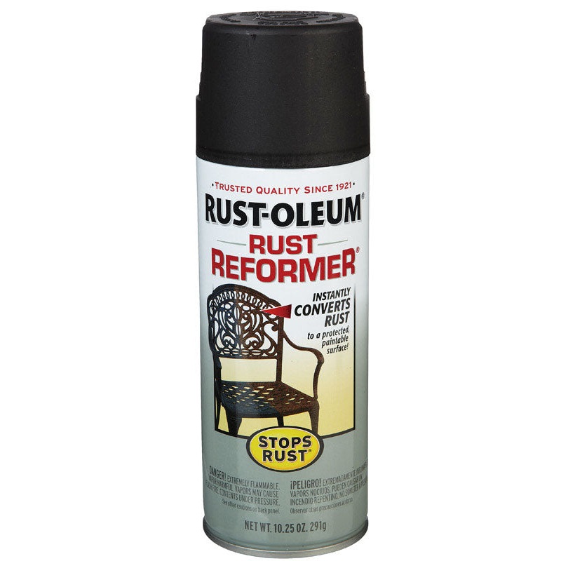 Rust-Oleum Rust Remover Spray Flat Black 10-1/4 oz.