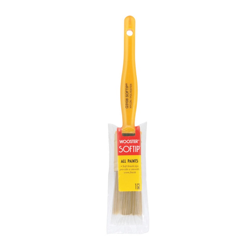 Wooster Softip 1 in. W Flat Nylon Polyester Paint Brush