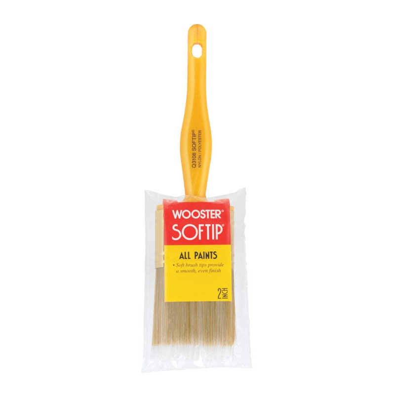 Wooster Softip 2 in. W Flat Nylon Polyester Paint Brush