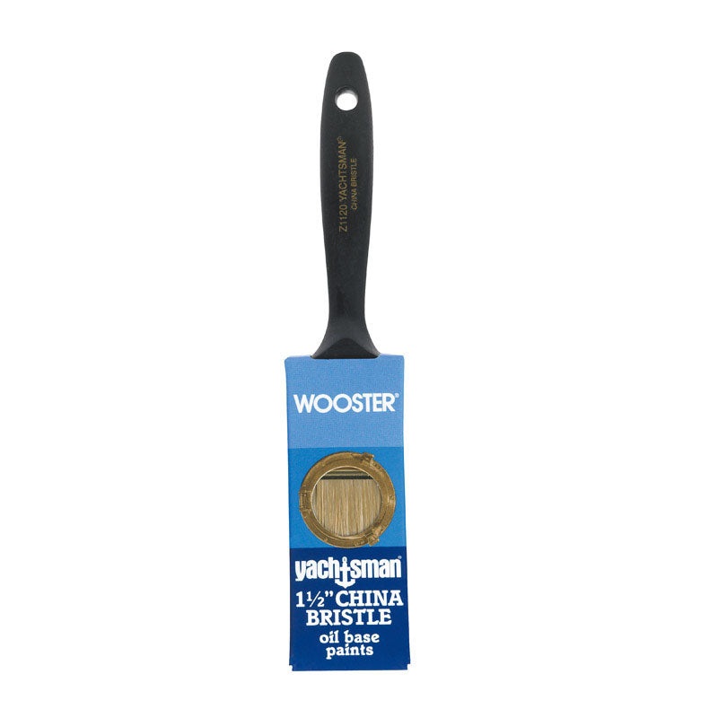Wooster Yachtsman 1-1/2 in. W Flat White China Bristle Paint Brush