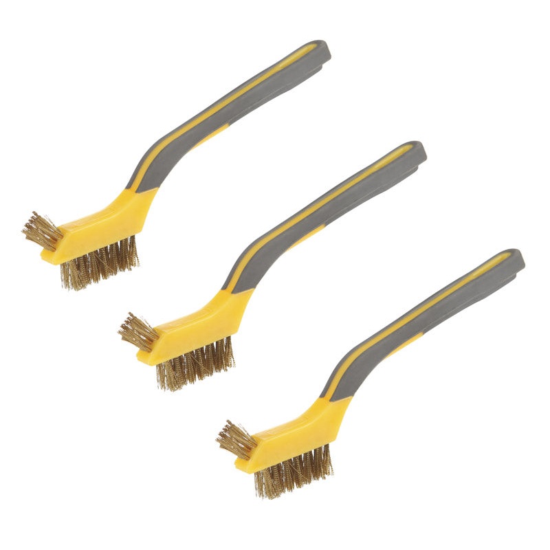 Ace 7 in. L Brass Mini Bristle Brush