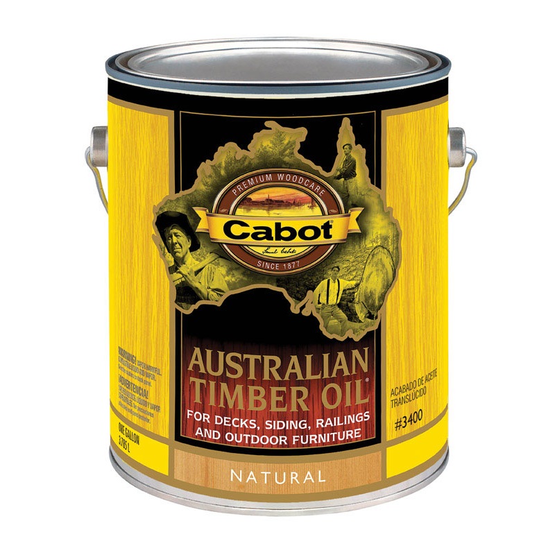 Cabot Transparent Neutral Oil-Based Penetrating Oil Australian Timber Oil 1 gal.