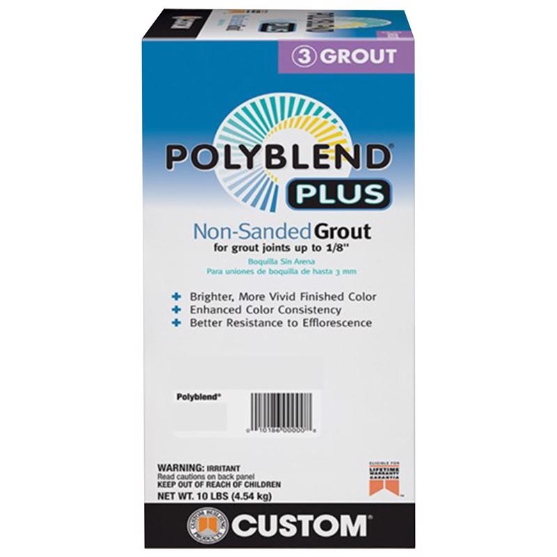 Custom Polyblend Natural Gray Grout 10 lb.