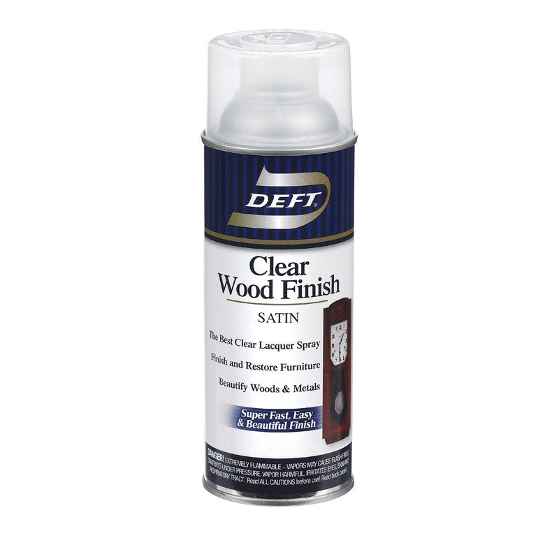 Deft Wood Finish Lacquer Satin 12-1/4 oz.