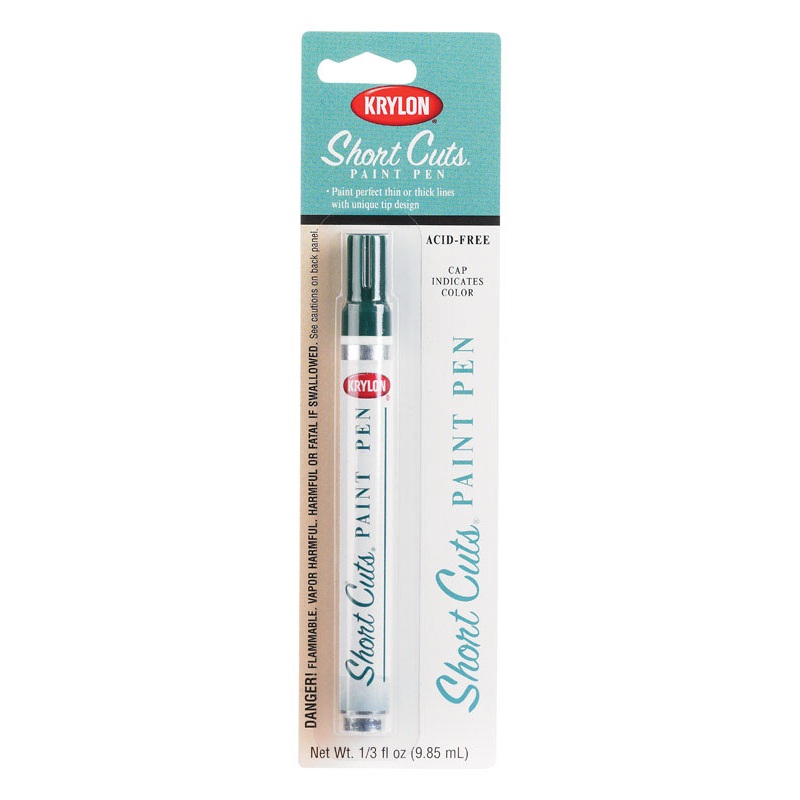 Krylon Gloss Short Cuts Paint Pen Hunter Green 1/3 oz.