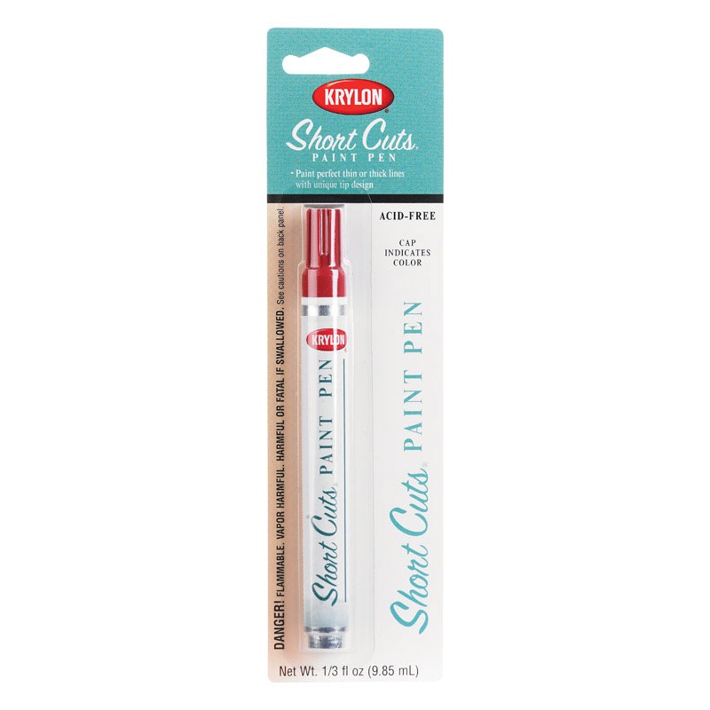 Krylon Gloss Short Cuts Paint Pen Red Pepper 1/3 oz.