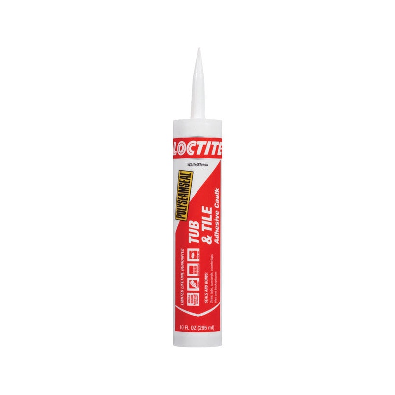 Loctite Acrylic Adhesive Caulk White 10 oz.