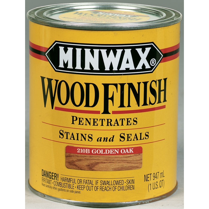 Minwax Wood Finish Transparent Oil-Based Wood Stain Golden Oak 1 qt.