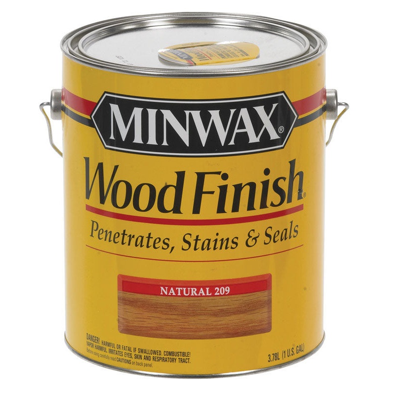 Minwax Wood Finish Transparent Oil-Based Wood Stain Natural 1 gal.