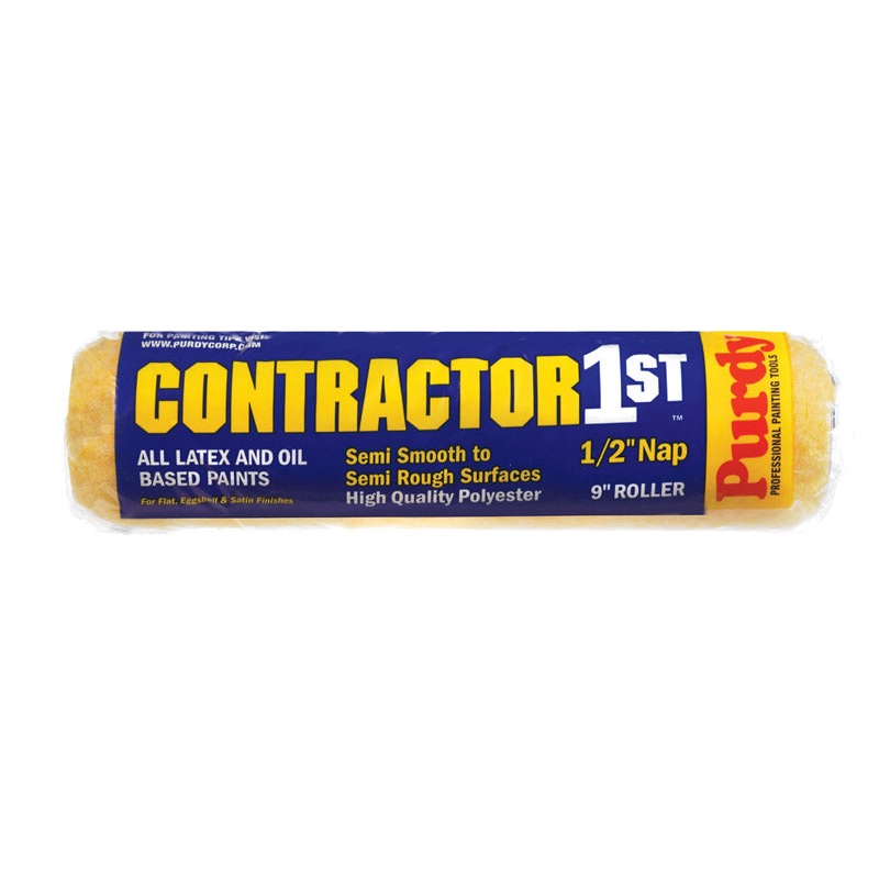 Purdy Contractor 1st Polyester Paint Roller Cover 1/2 in. L x 9 in. W