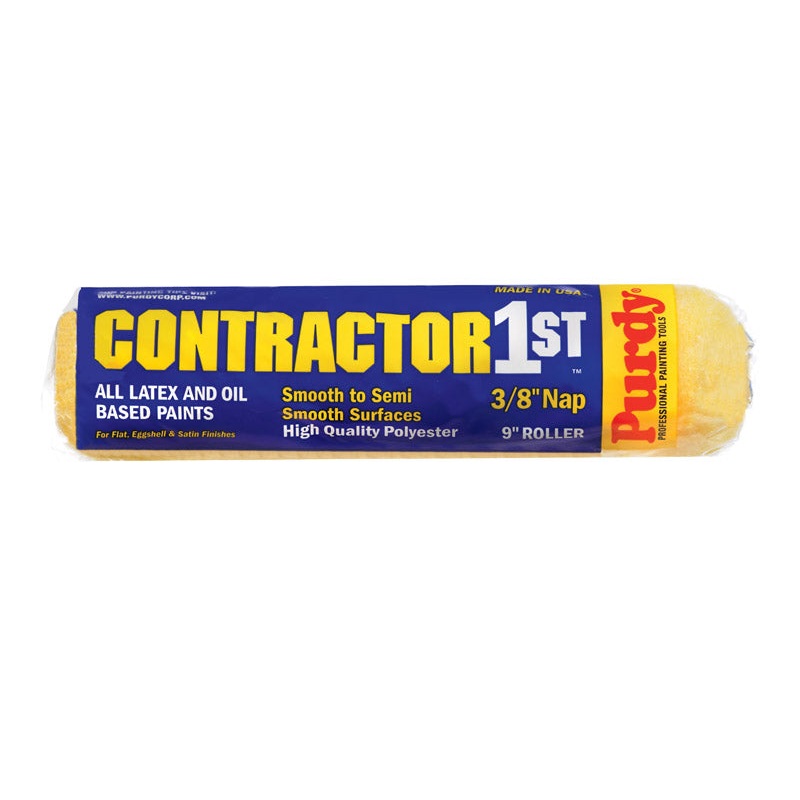 Purdy Contractor 1st Polyester Paint Roller Cover 3/8 in. L x 9 in. W