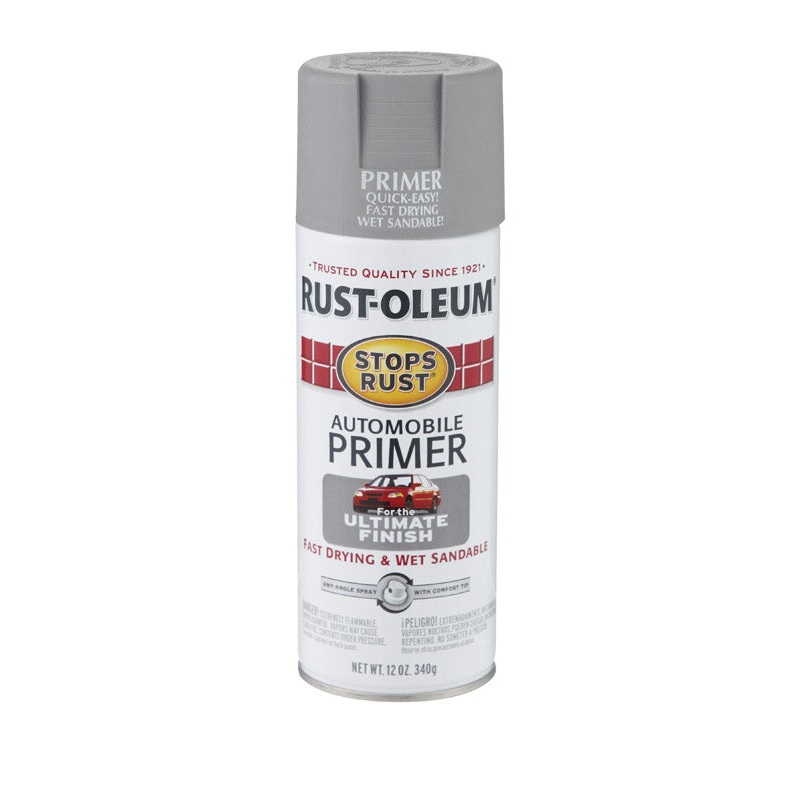 Rust-Oleum 12 oz. Interior and Exterior Primer Gray Flat
