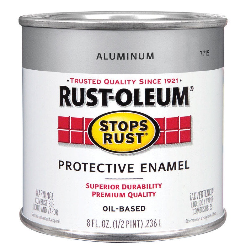 Rust-Oleum Gloss Oil-based Protective Enamel Paint Metallic 1/2 pt.