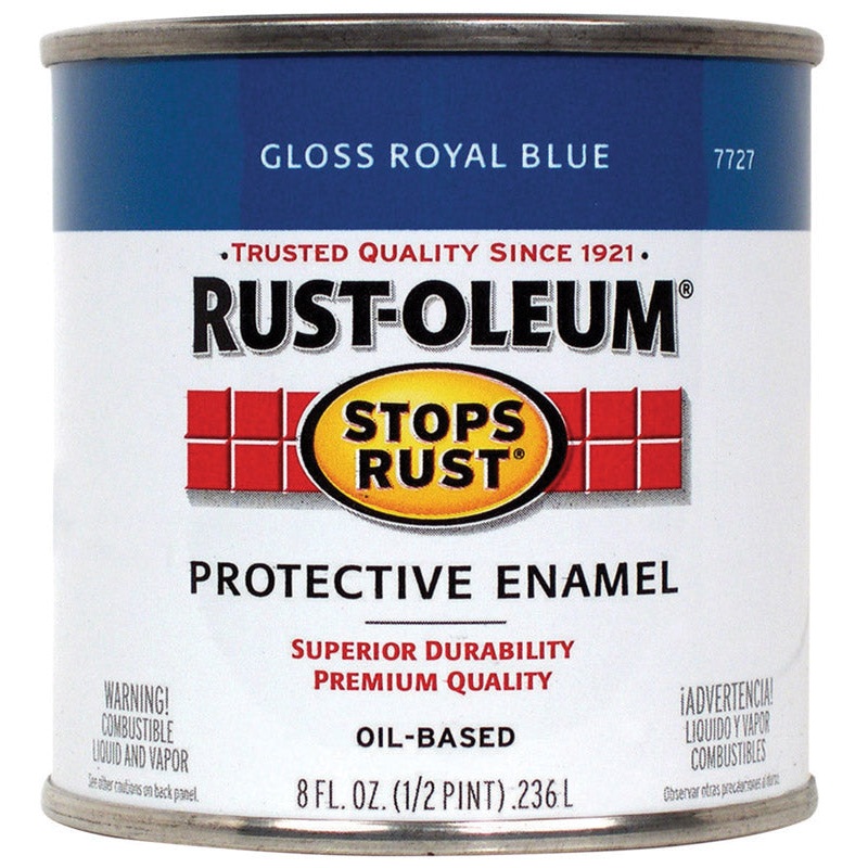 Rust-Oleum Oil Based Protective Enamel Royal Blue Gloss 1/2 pt.