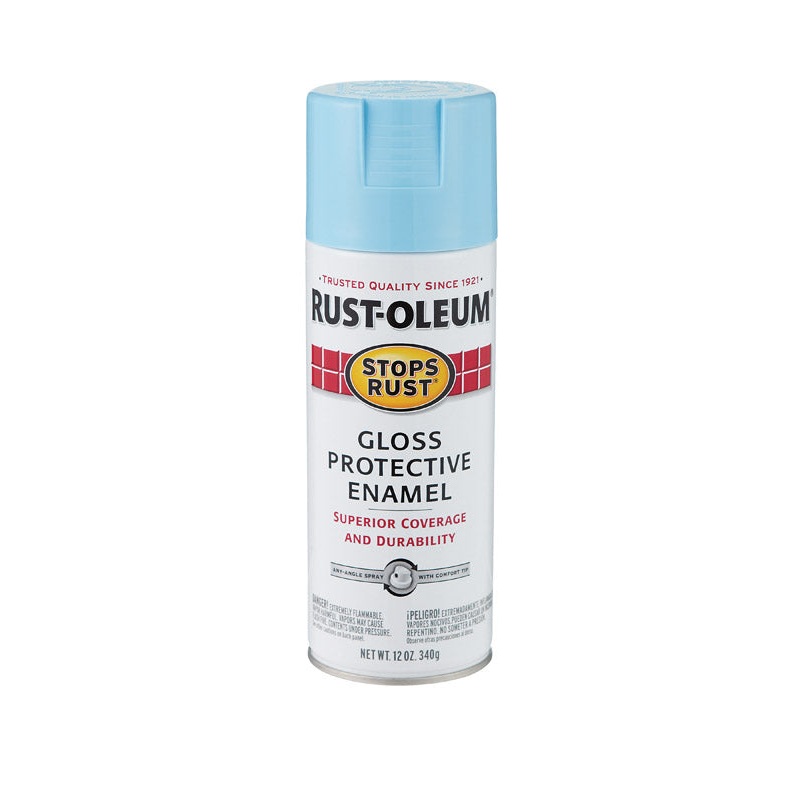 Rust-Oleum Stops Rust Harbor Blue Gloss Protective Enamel Spray 12 oz.