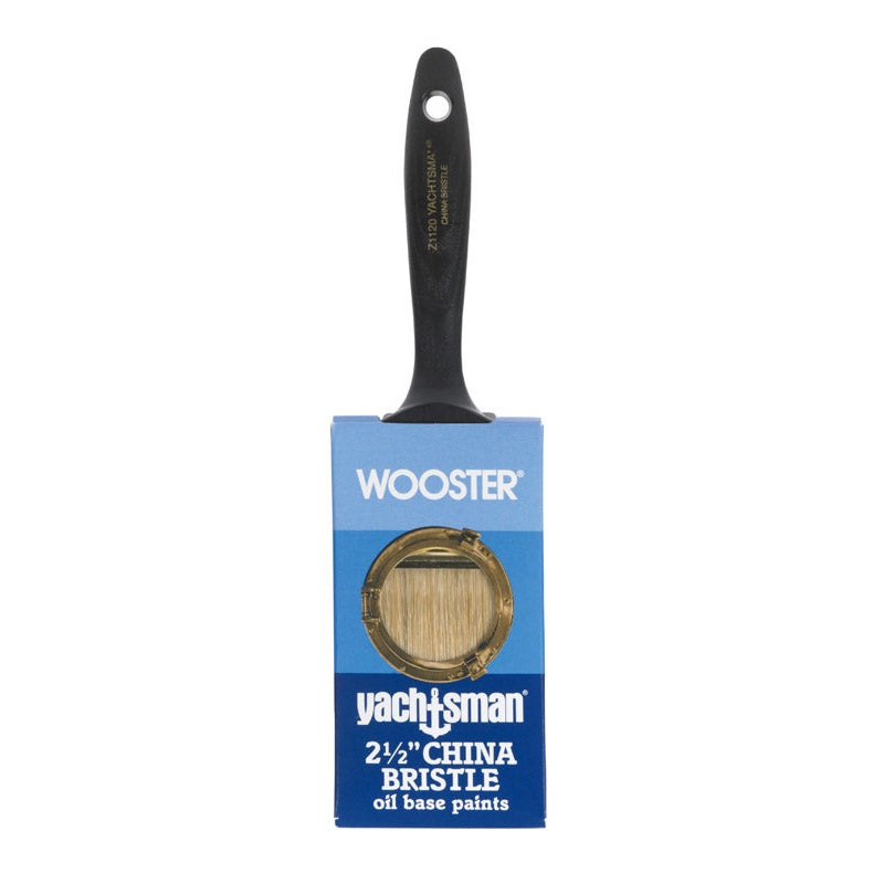 Wooster Yachtsman 2-1/2 in. W Flat White China Bristle Paint Brush