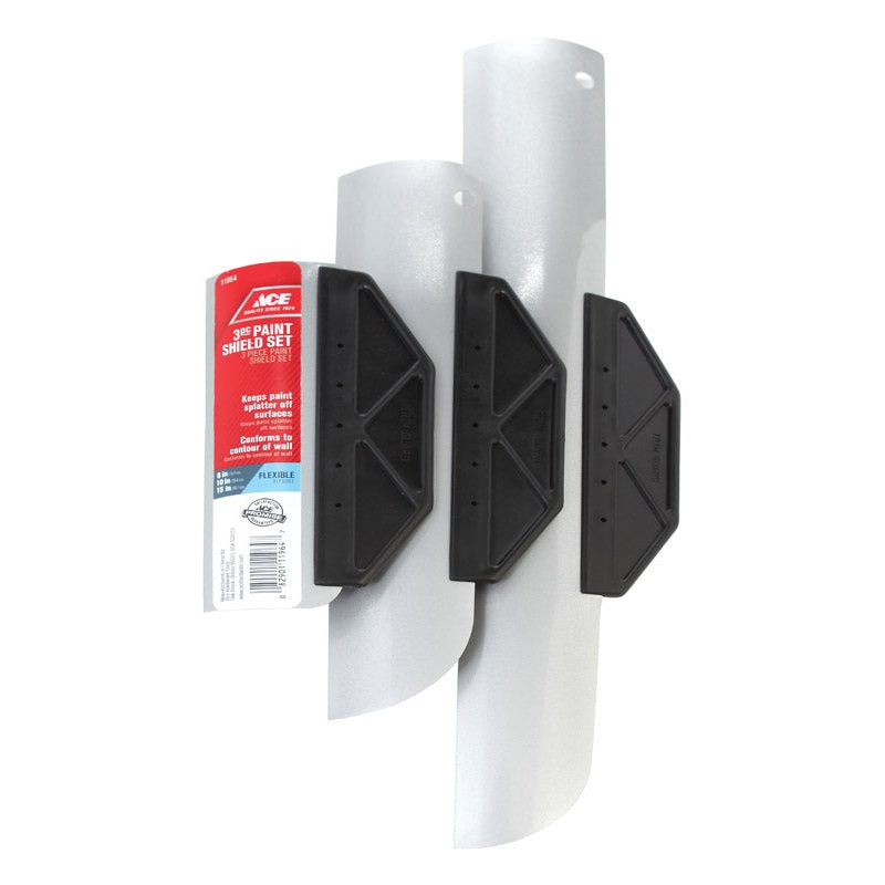 Ace Paint Shield Sets 6, 10, 15 in. L Aluminum/Steel
