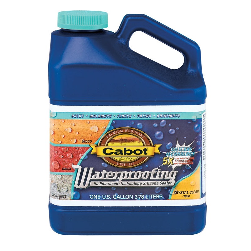 Cabot Crystal Clear Water-Based Waterproofer Wood Protector 1 gal.