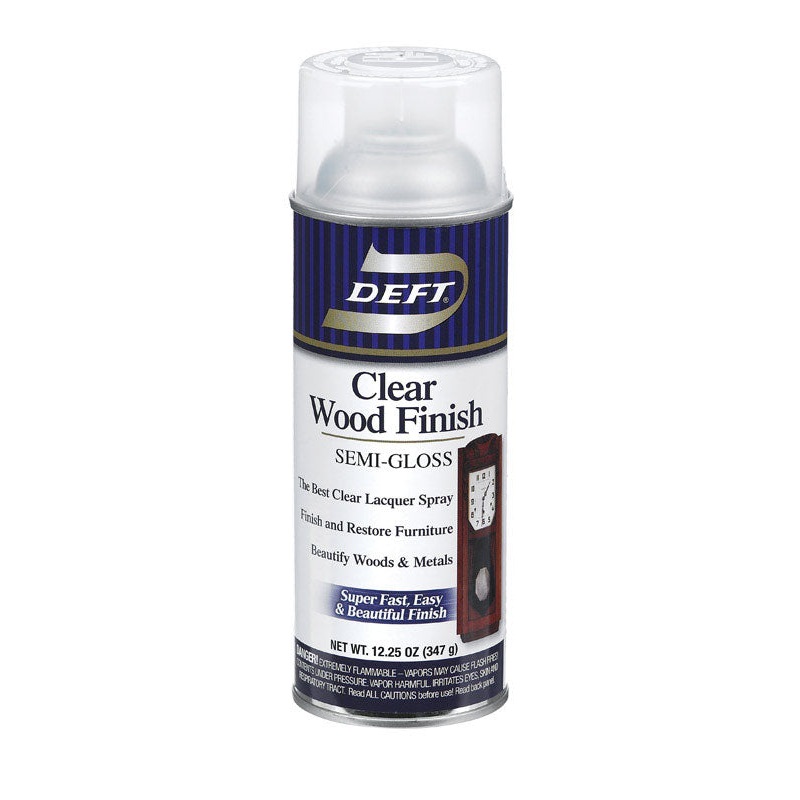 Deft Wood Finish Lacquer Semi-Gloss 12-1/4 oz.