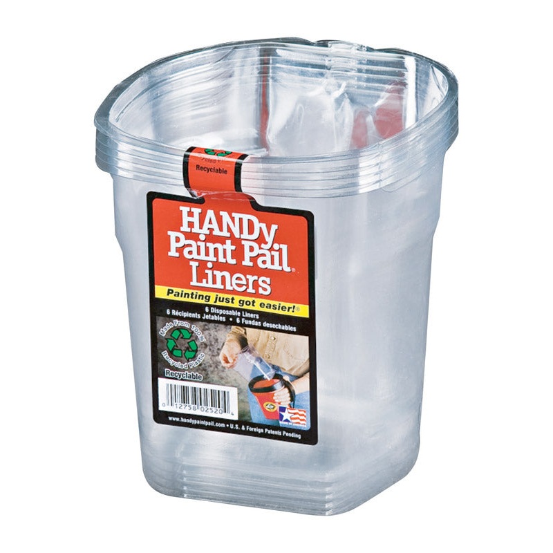 HANDy Paint Pail Plastic Liner 1 qt. Clear