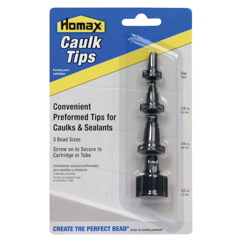 Homax Professional Zinc Alloy Caulk Tips