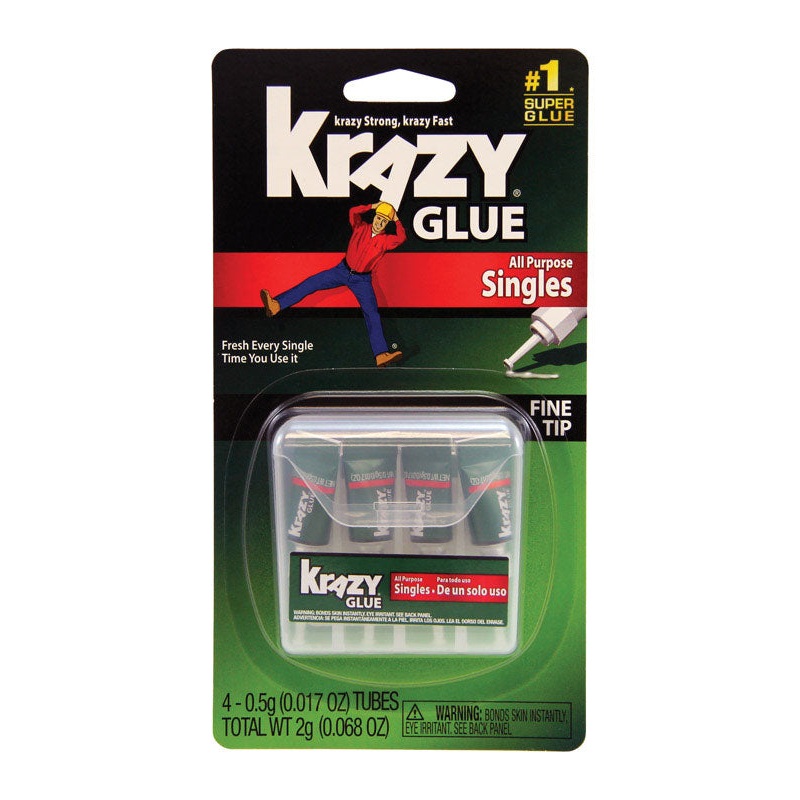 Instant Krazy Glue All Purpose Singles 5