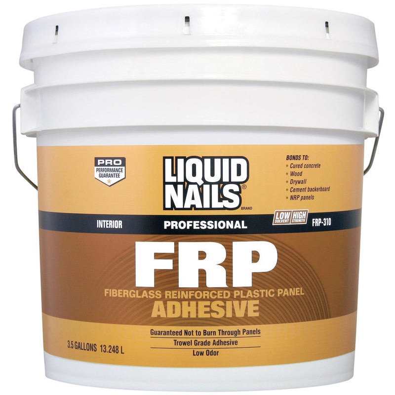 Liquid Nails FRP Fiberglass Reinforced Plastic Panel Adhesive 3.5 gal.