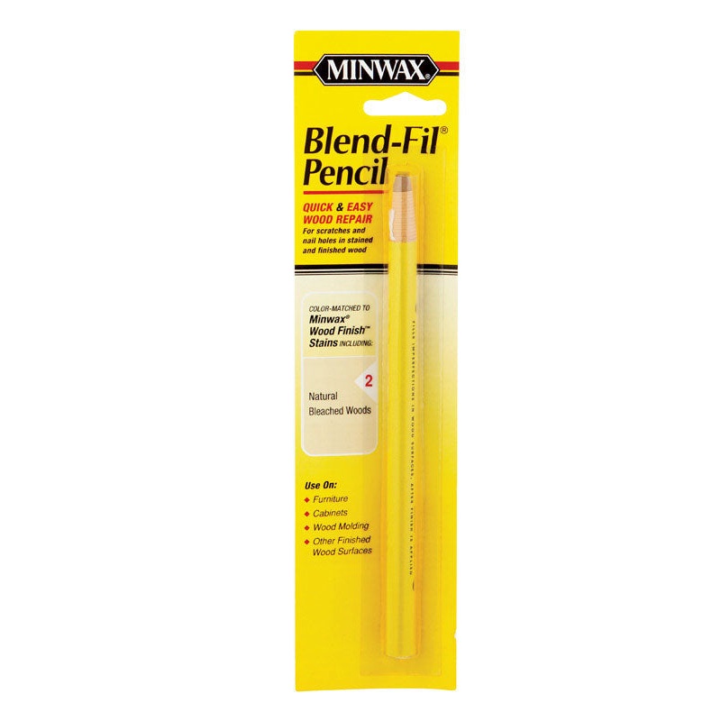 Minwax Blend-Fil No. 2 Natural Bleached Wood Pencil 1 oz.