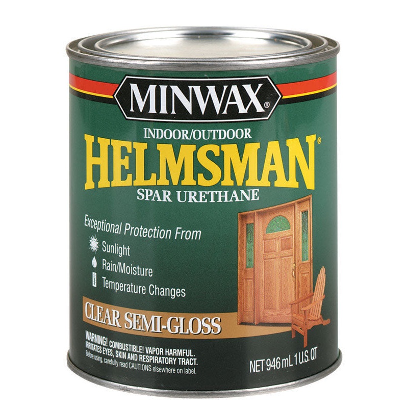 Minwax Helmsman Semi-Gloss Clear Spar Urethane 1 qt.