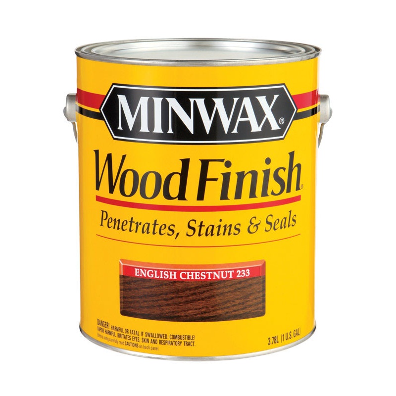 Minwax Wood Finish Transparent Oil-Based Wood Stain English Chestnut 1 gal.