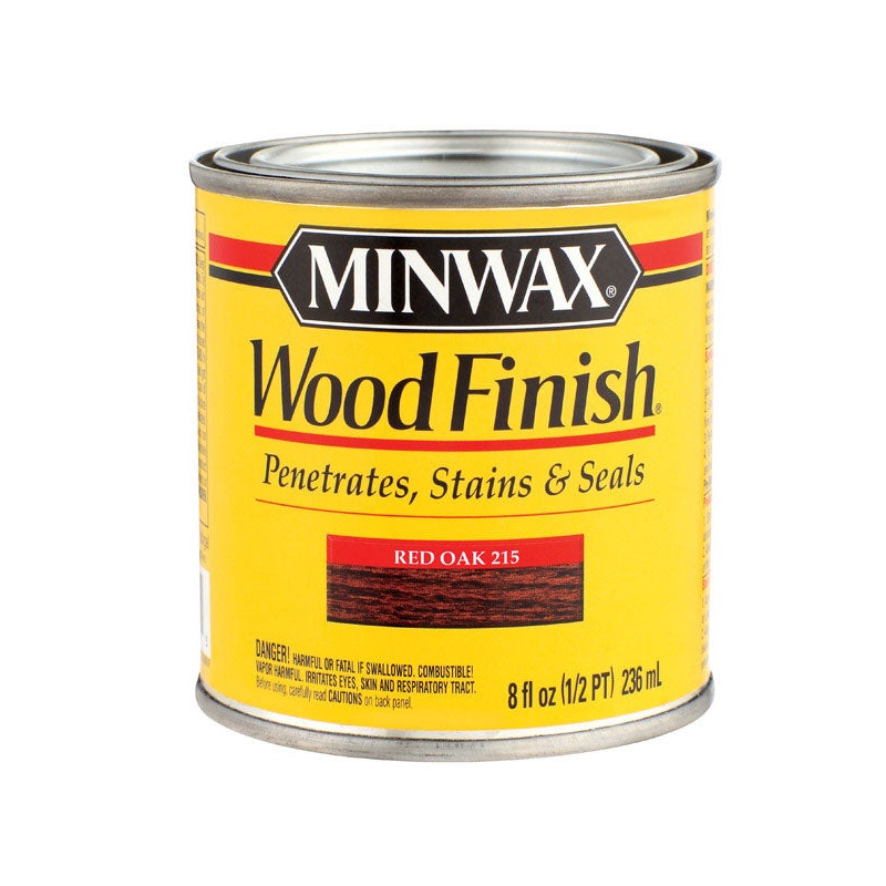 Minwax Wood Finish Transparent Oil-Based Wood Stain Red Oak 1/2 pt.