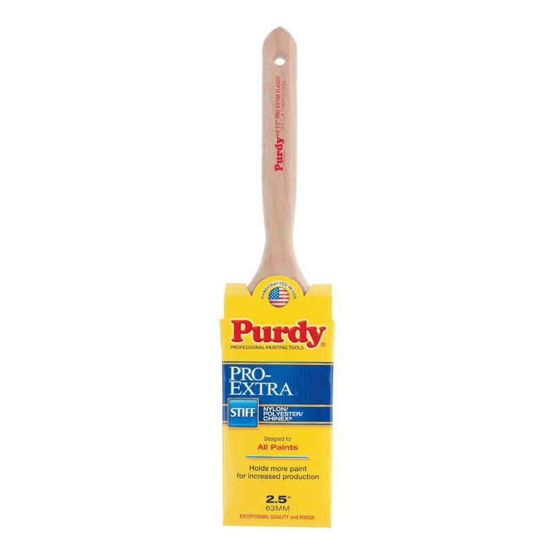 Purdy Pro-Extra Elasco 2-1/2 in. W Flat Nylon/Polyester/Chinex Trim Paint Brush