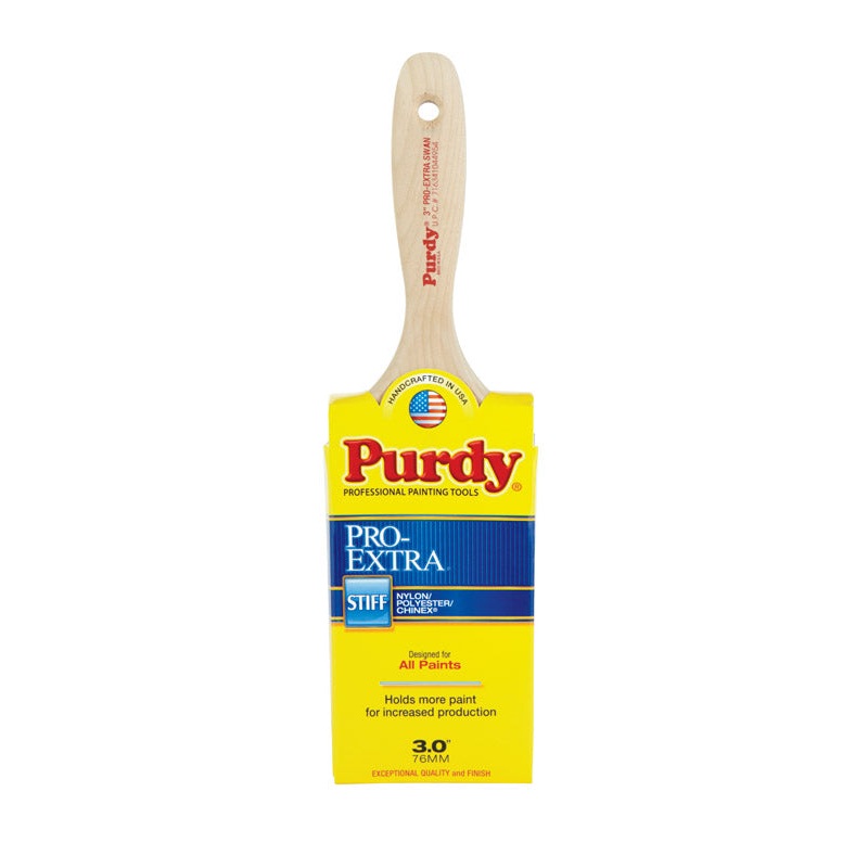 Purdy Pro-Extra Swan 3 in. W Flat Nylon/Polyester/Chinex Paint Brush