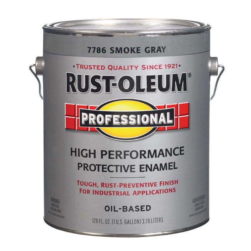 Rust-Oleum Oil Based Protective Enamel Smoke Gray Gloss 1 gal.