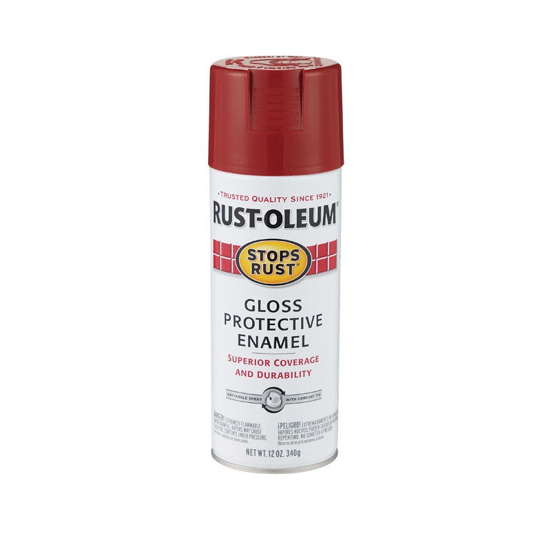 Rust-Oleum Stops Rust Regal Red Gloss Protective Enamel Spray 12 oz.