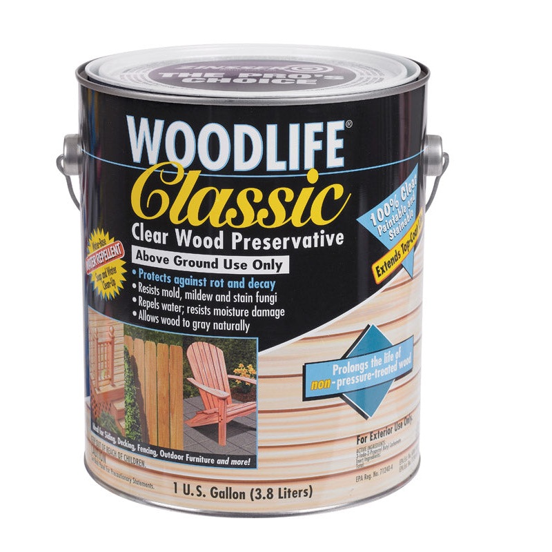 Woodlife Classic Water-Based Wood Preservative Clear 1 gal.