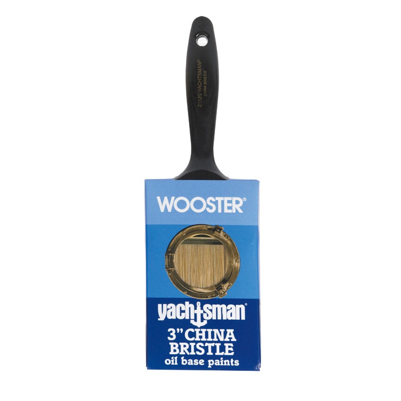 Wooster Yachtsman 3 in. W Flat White China Bristle Paint Brush