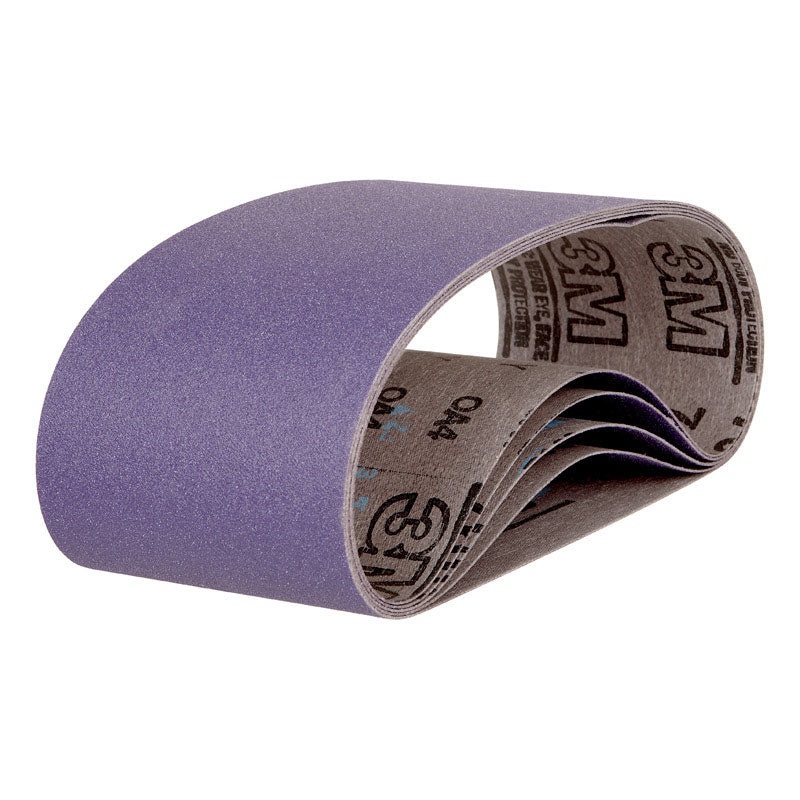 3M Sanding Belt 4 in. W x 24 in. L 100 Grit Medium 5 pk