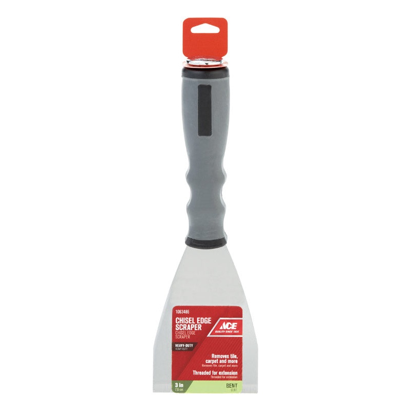 Ace 3 in. W Chisel Edge Steel Scraper
